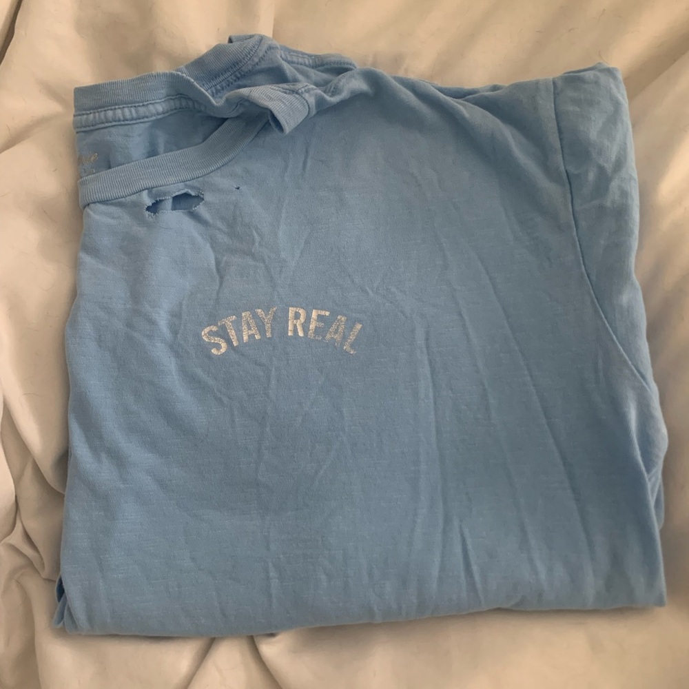 Aerie oversized distressed tee